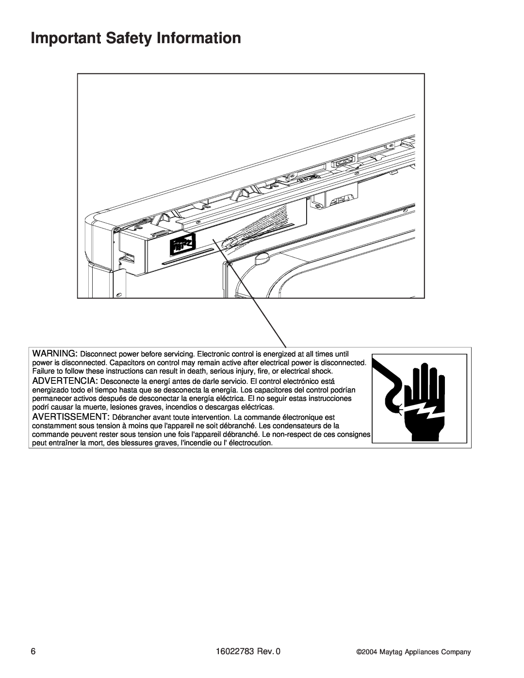 Maytag MDB8750AW, MDB9750AW, JDB2150AWP, JDB2100AW, JDB1100AW, JDB1060AW manual Important Safety Information 