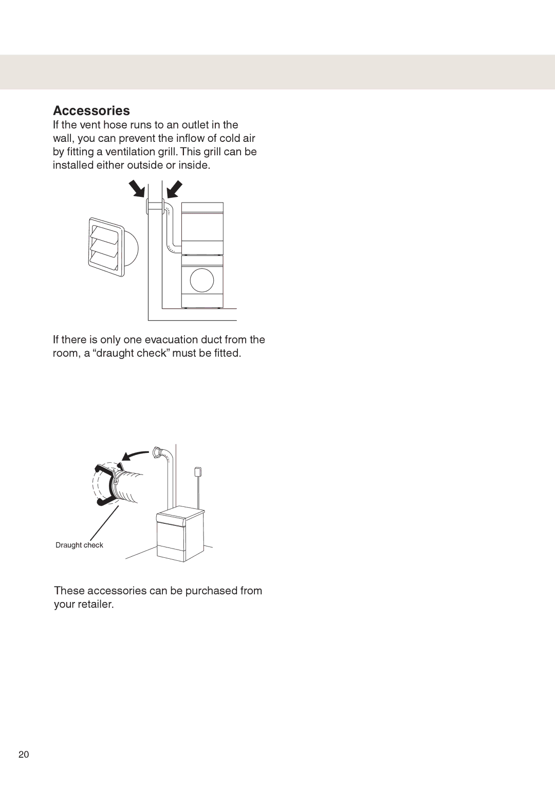 Maytag MDE9601 operating instructions Accessories 