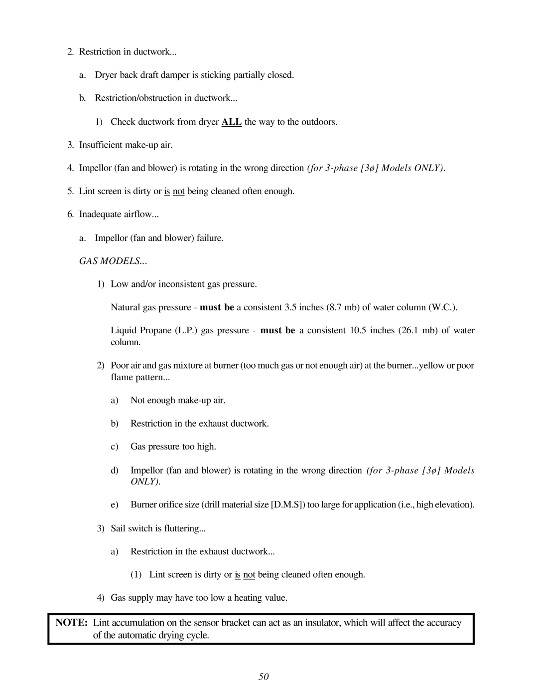 Maytag MDG-75 installation manual GAS Models 