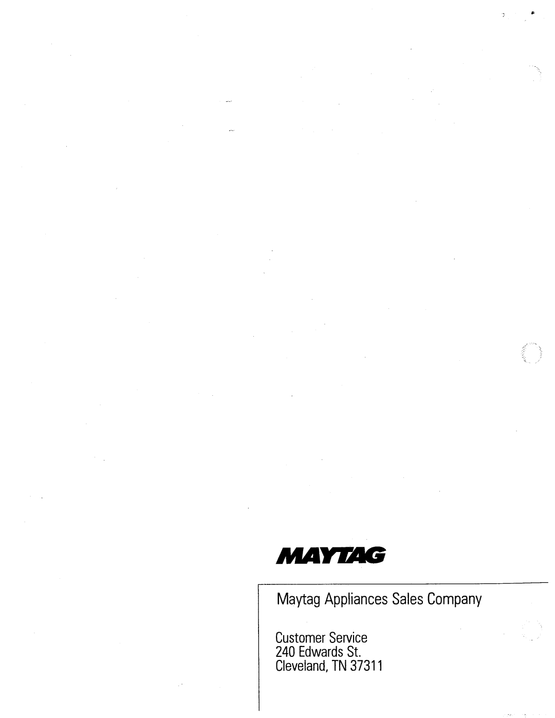 Maytag MDG9800, MDE DG5500 service manual 