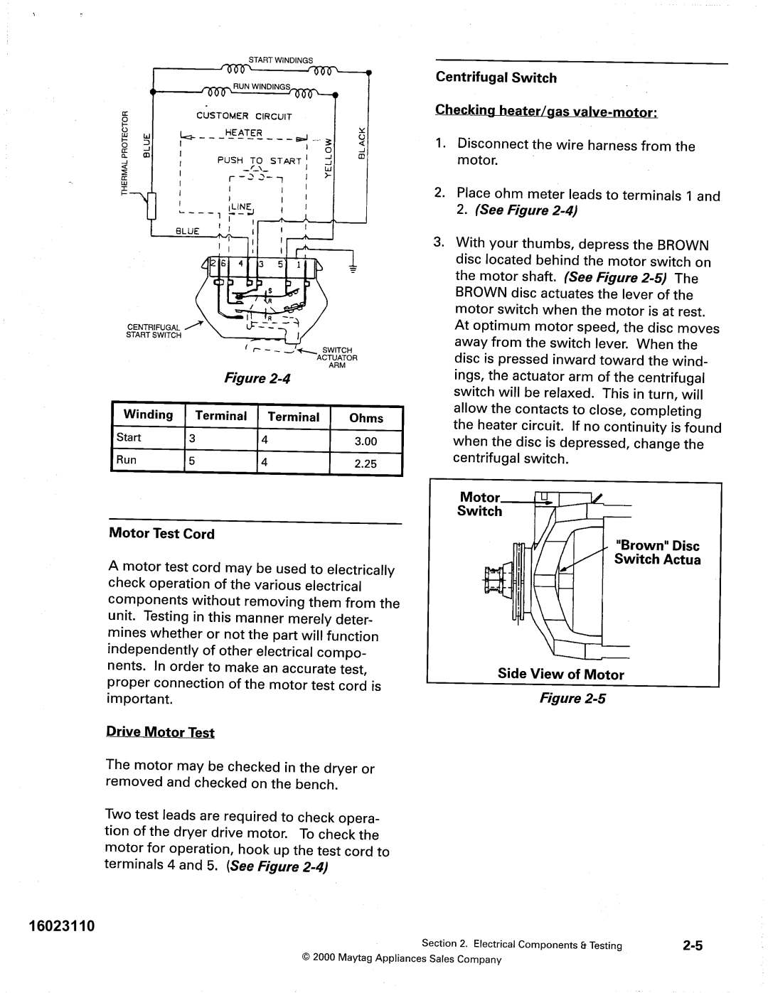 Maytag MDE DG5500, MDG9800 service manual 