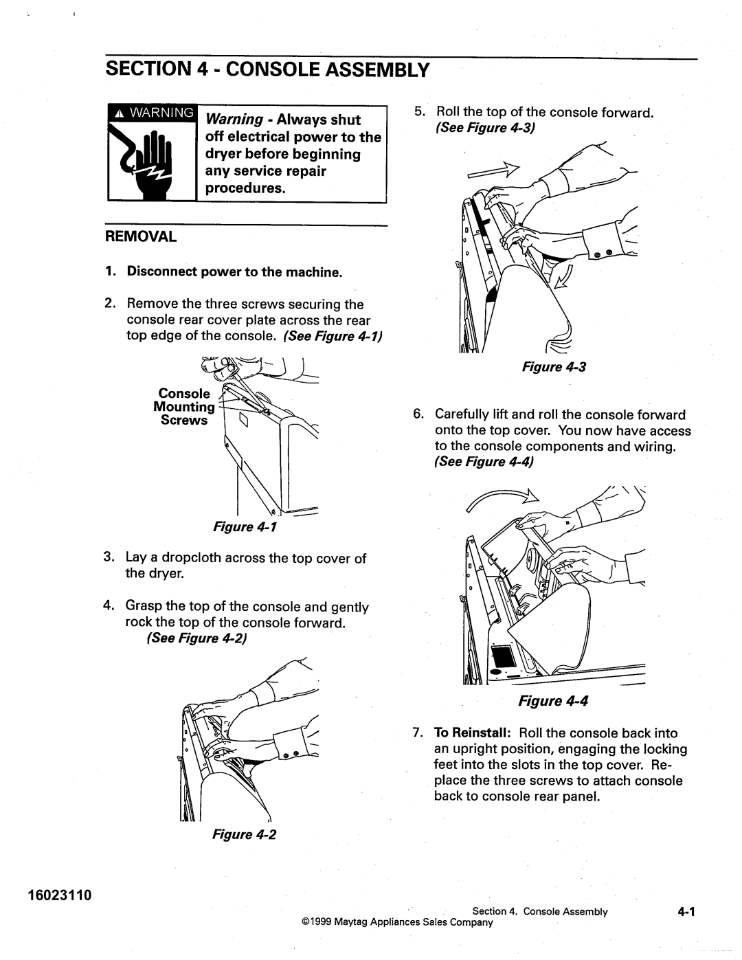 Maytag MDE DG5500, MDG9800 service manual 