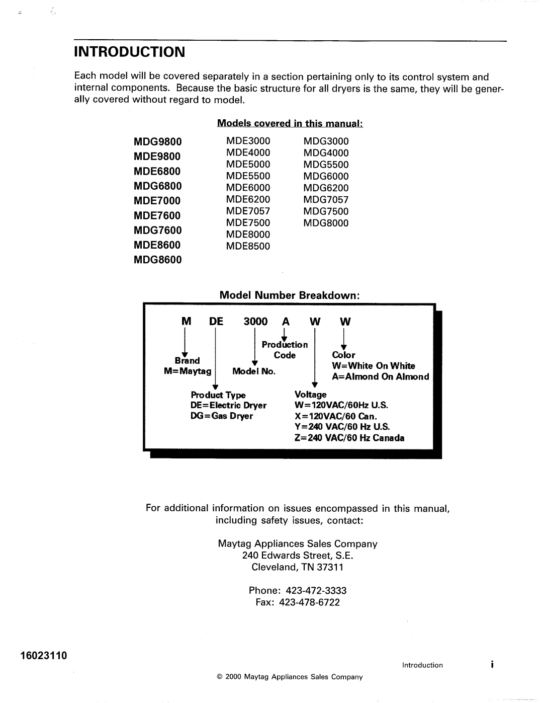 Maytag MDE DG5500, MDG9800 service manual 