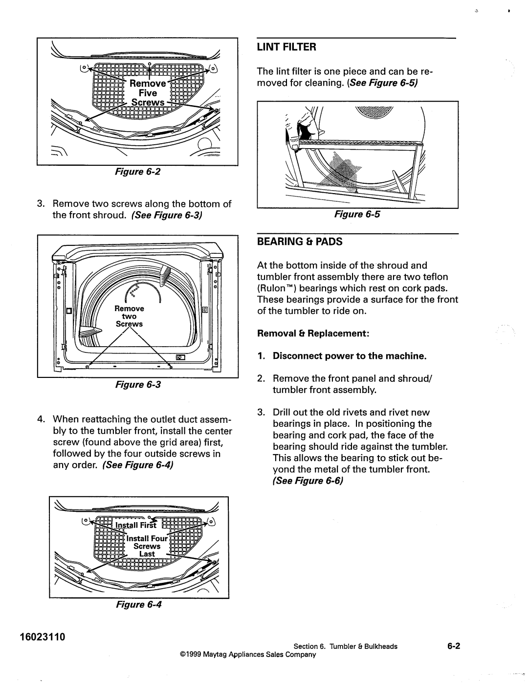 Maytag MDG9800, MDE DG5500 service manual 