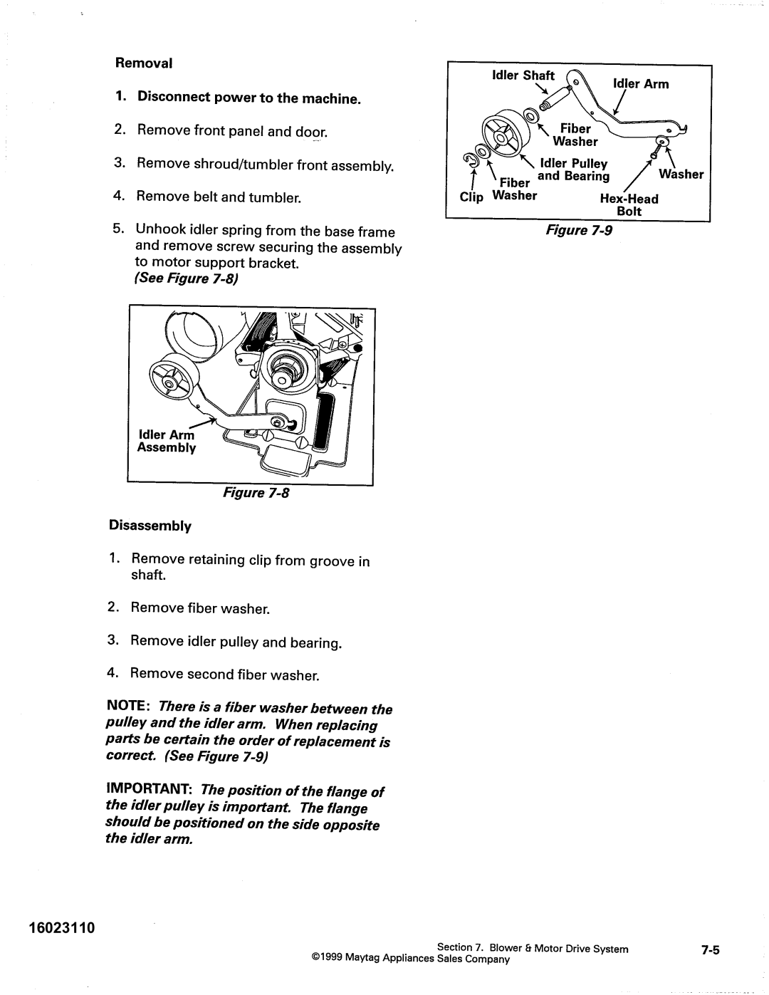 Maytag MDE DG5500, MDG9800 service manual 