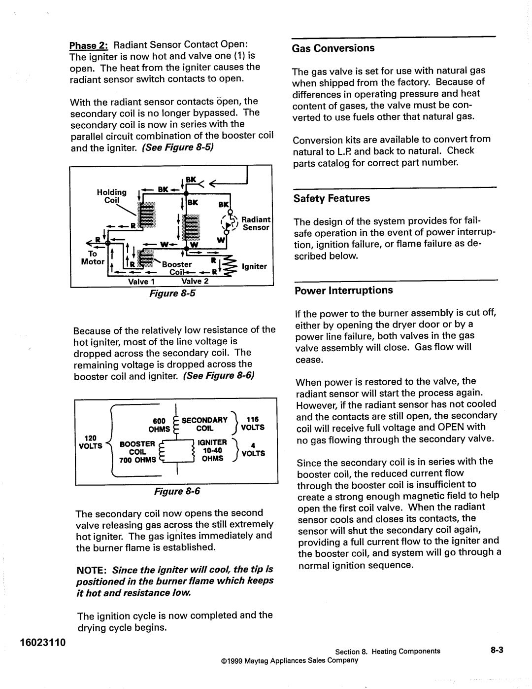 Maytag MDE DG5500, MDG9800 service manual 