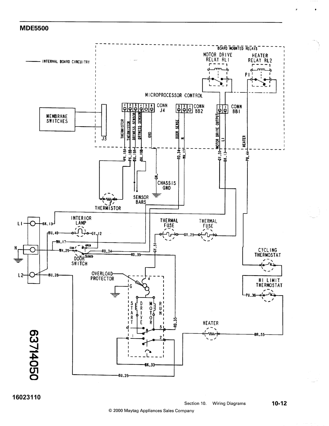 Maytag MDE DG5500, MDG9800 service manual 