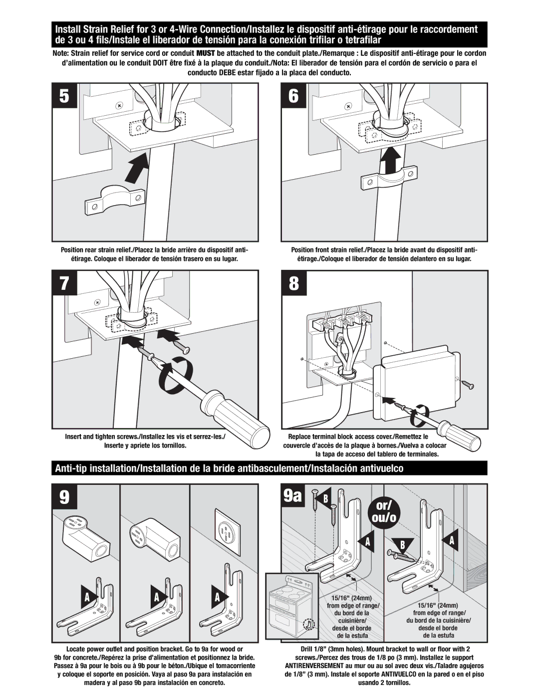 Maytag MER6875, MER6751, MER6775, MER6555, MER6755 installation instructions Ou/o 