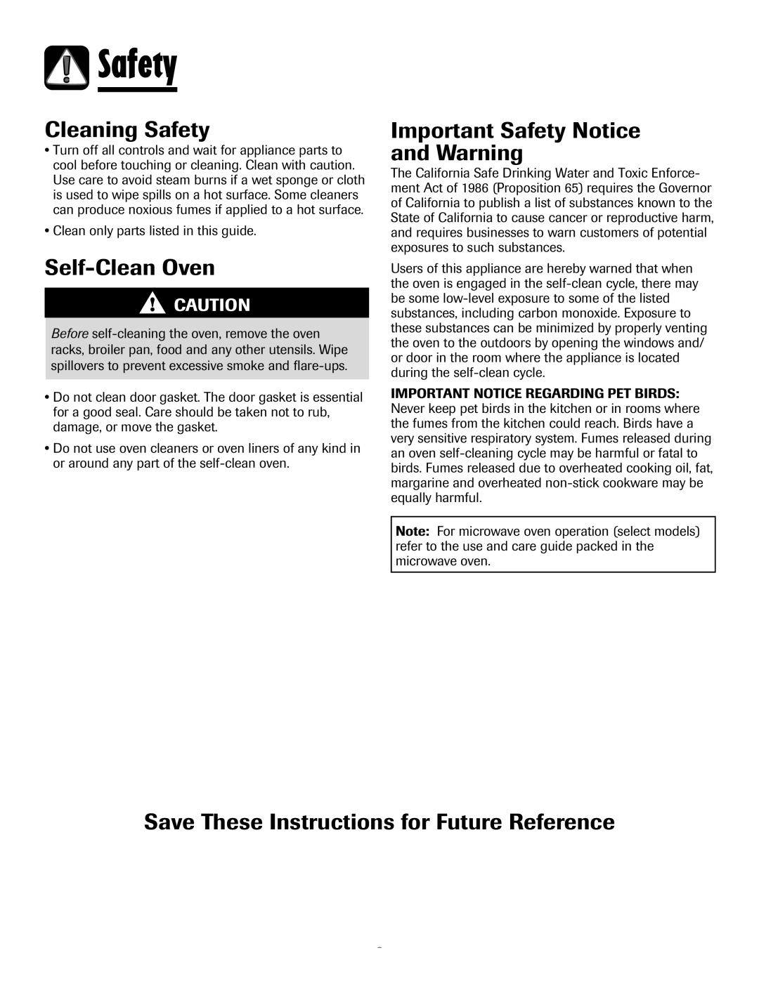 Maytag MEW6630DDW warranty Cleaning Safety, Self-Clean Oven, Important Safety Notice and Warning 