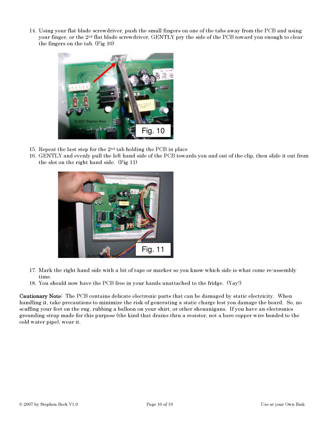 Maytag MFI2568AEW manual By Stephen Beck Use at your Own Risk 