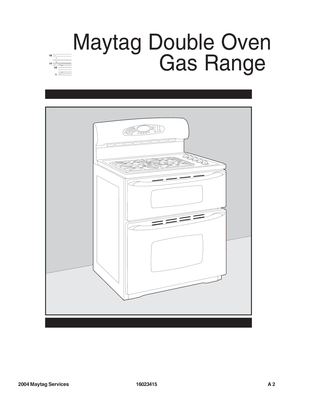 Maytag MGR6775ADB/Q/S/W, MGR6875ADB/Q/S/W manual Maytag Double Oven Gas Range 