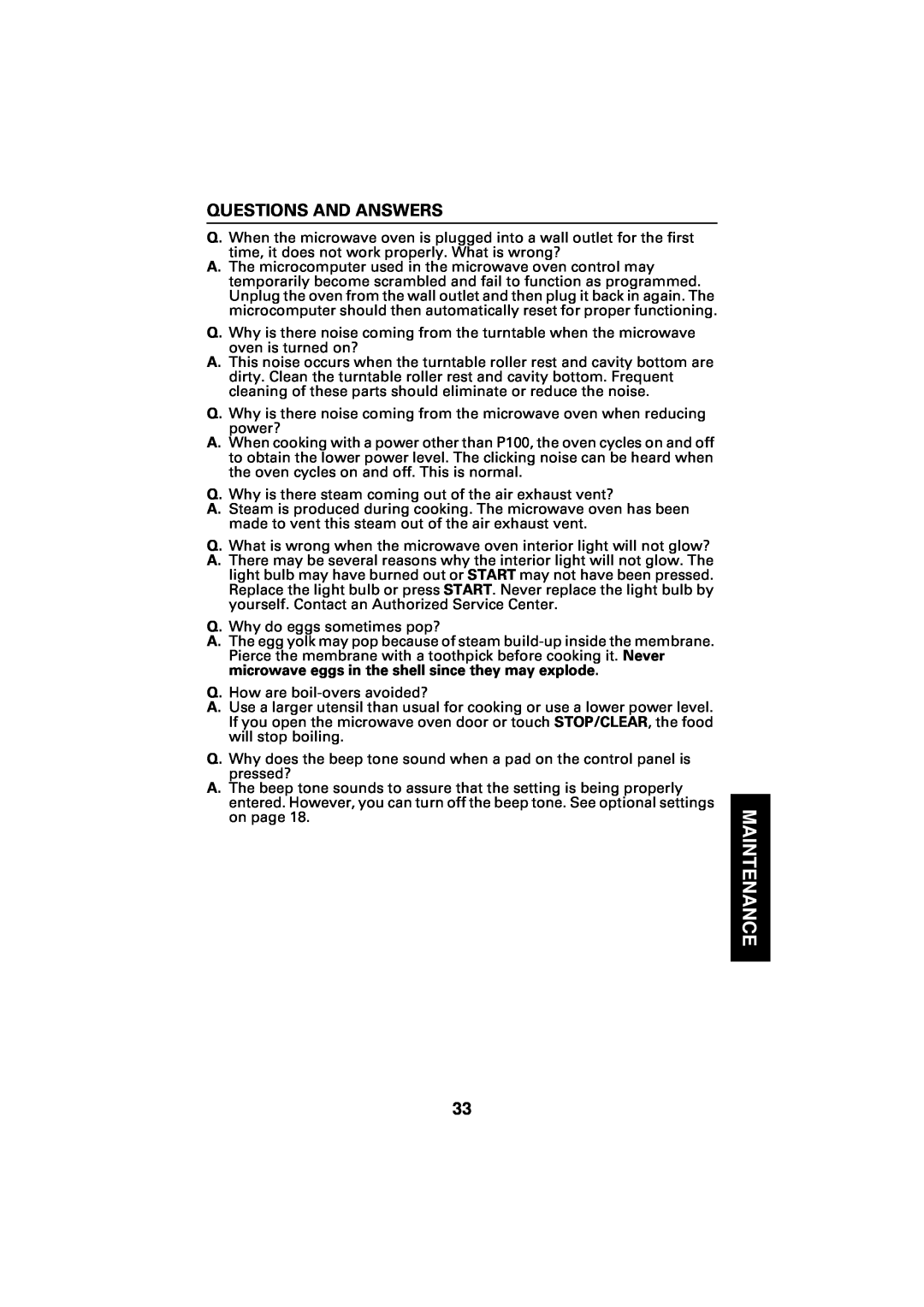 Maytag UMC5100AD, Microwave Oven manual Questions And Answers 
