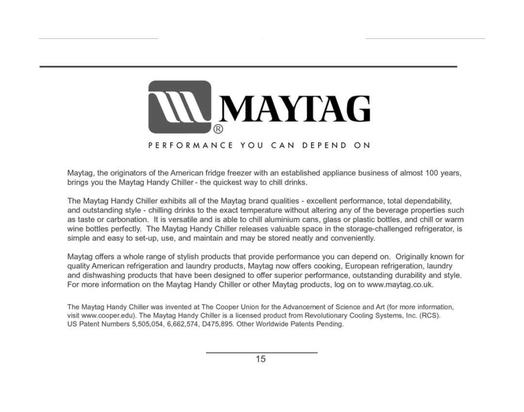 Maytag MSA240HC manual 