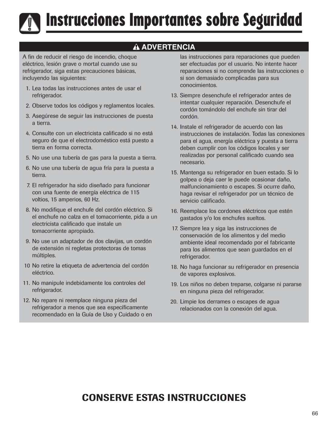 Maytag 12842130, MZD2665HEQ manual Conserve Estas Instrucciones 