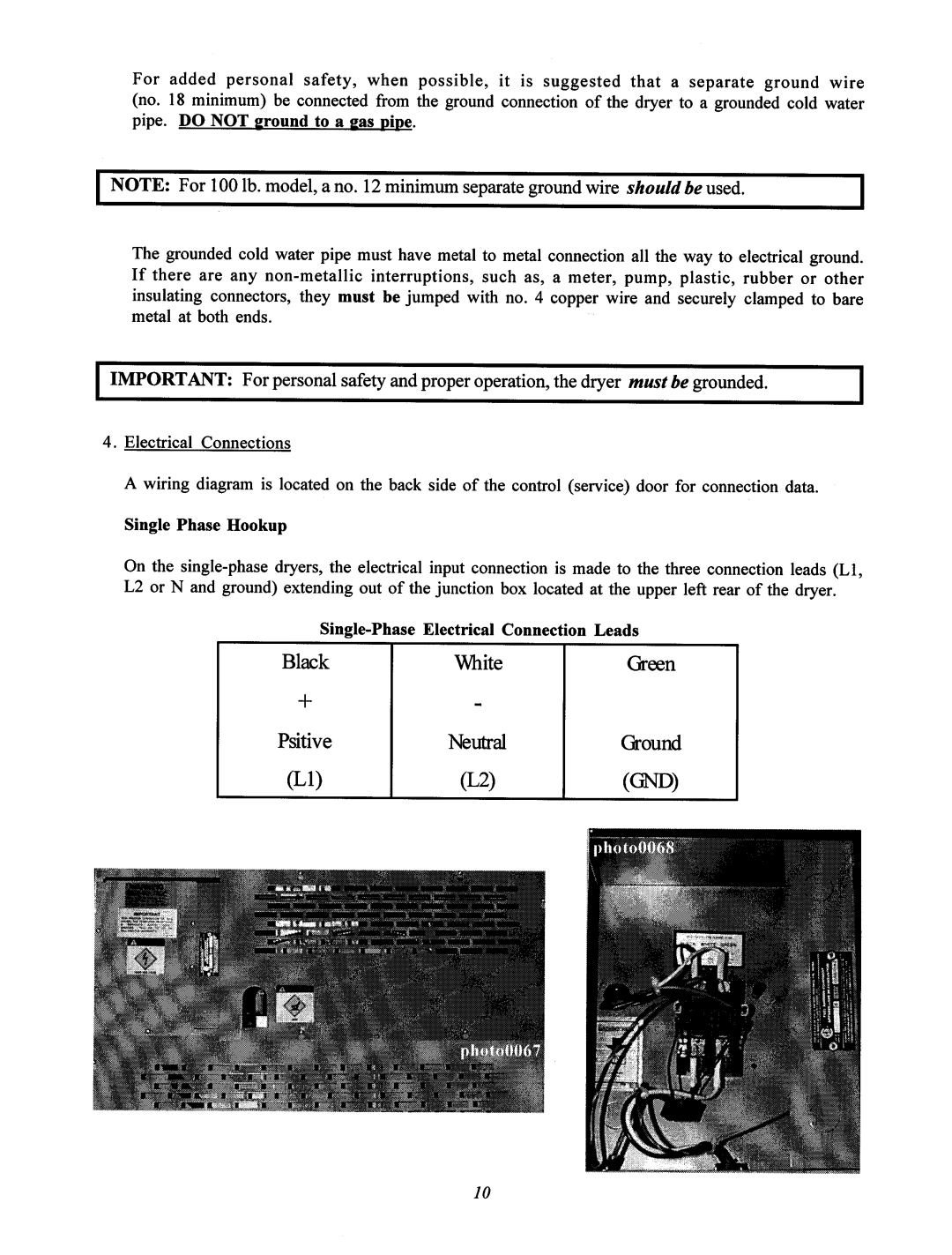 Maytag MC2, PC2, MN2 manual 