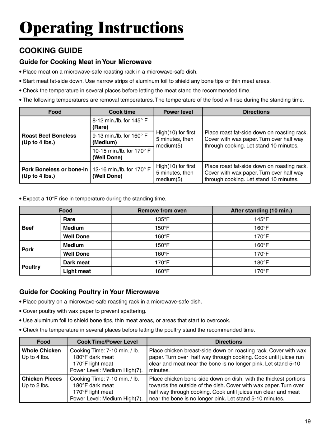 Maytag UMC5200BAB/W/S, UMC5200 BAB/W/S, UMC5200BCB/W/S, UMC5200 BCB/W/S important safety instructions Cooking Guide 