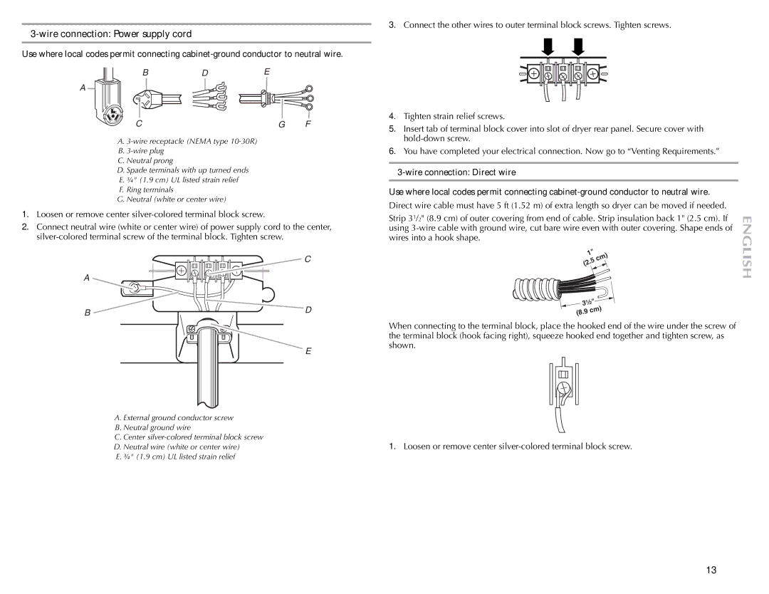 Maytag W10057351A manual Bde Cg F 