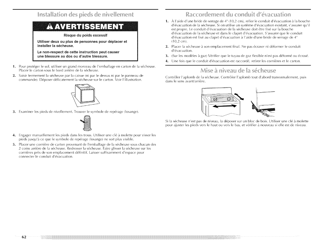 Maytag MED5591TQ1, W10088776A, MED5591TQ0 manual HaH 