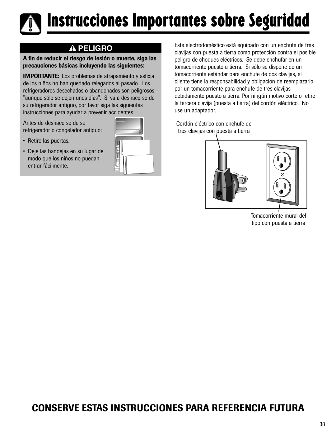 Maytag W10153840A important safety instructions Conserve Estas Instrucciones Para Referencia Futura 