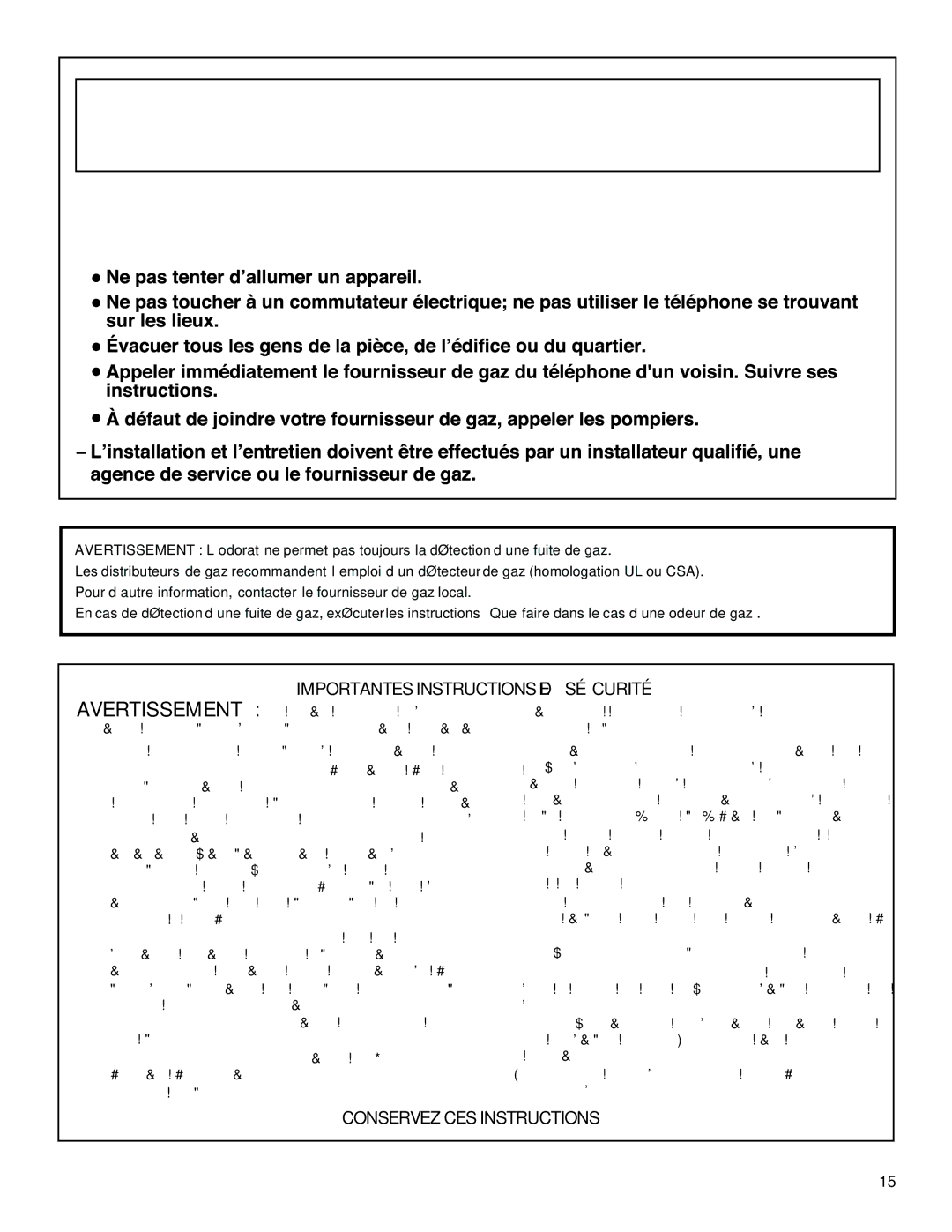 Maytag W10296136A-SP, W10296135A, MGDC500VW installation instructions Importantes Instructions DE Sécurité 