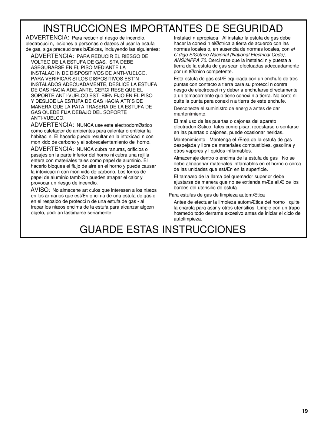 Maytag W10304917A manual Guarde Estas Instrucciones 