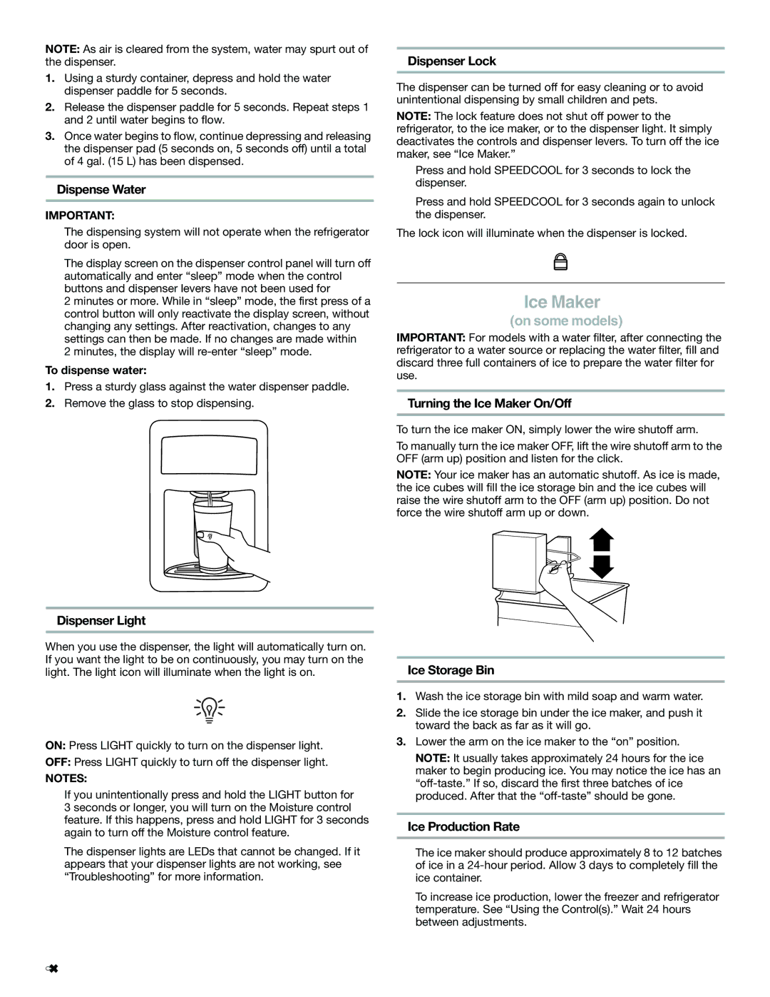 Maytag W10400978A installation instructions Ice Maker 