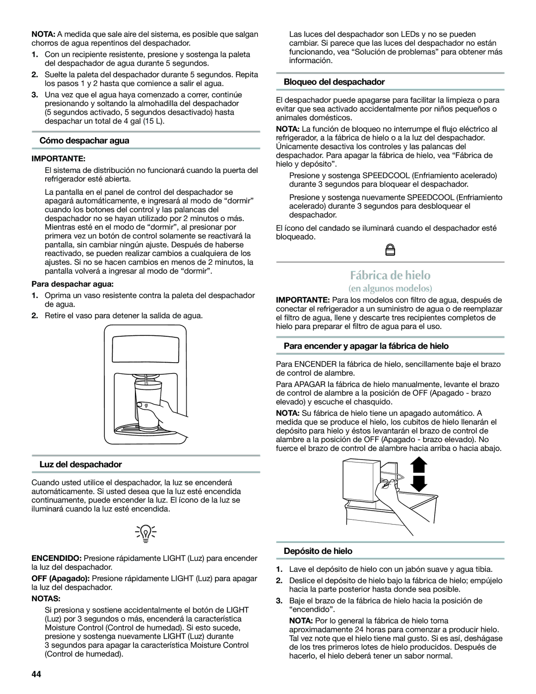 Maytag W10400978A installation instructions Fábrica de hielo 