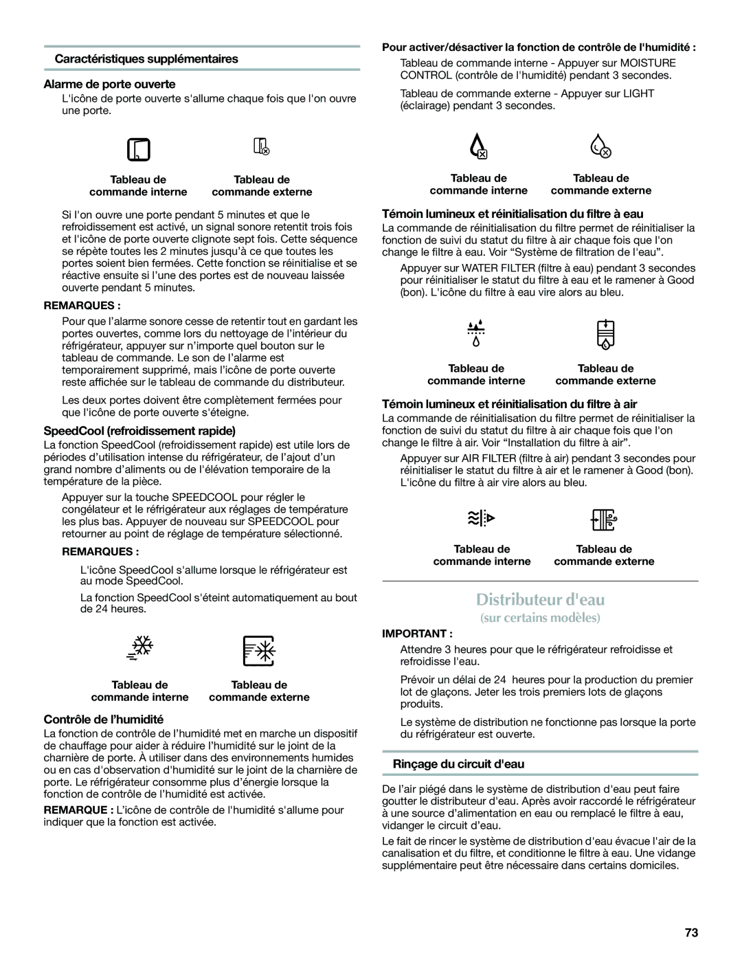 Maytag W10400978A installation instructions Distributeur deau 