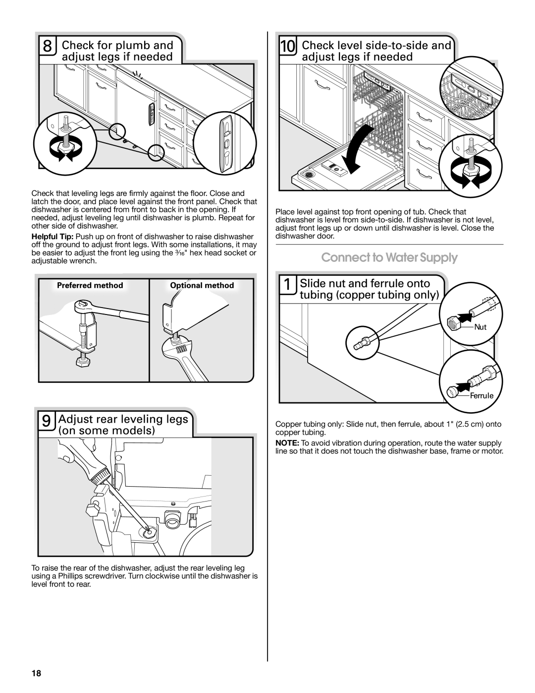 Maytag W10401504D installation instructions Connect to Water Supply 