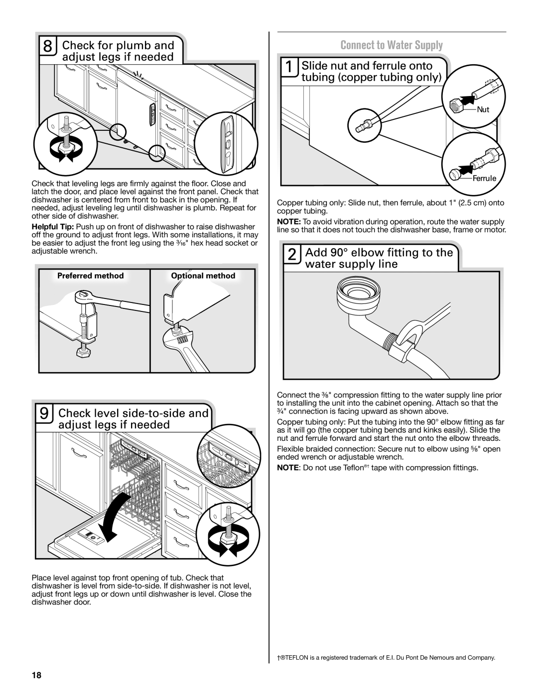 Maytag W10649077A installation instructions Connect to Water Supply 