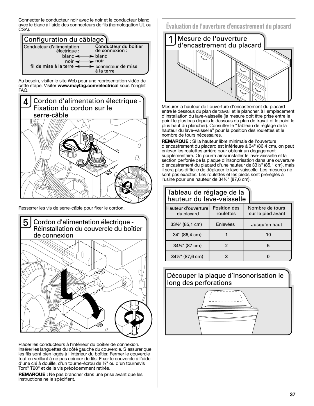Maytag W10649077A installation instructions 