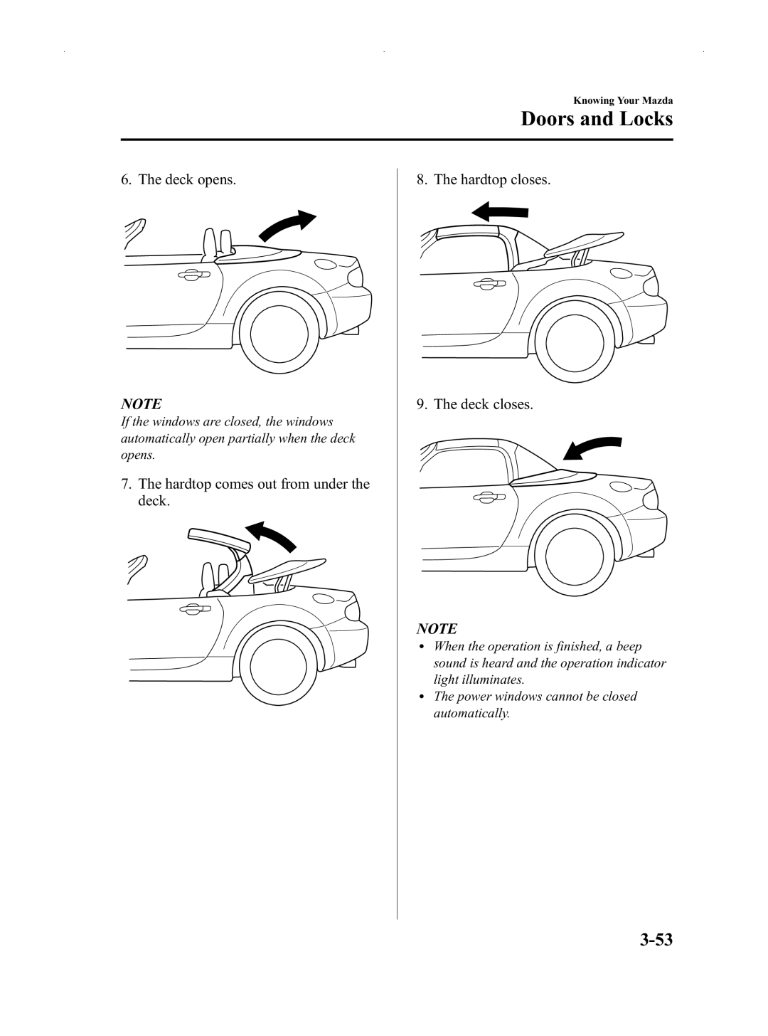 Mazda Not a Manual manual Doors and Locks 