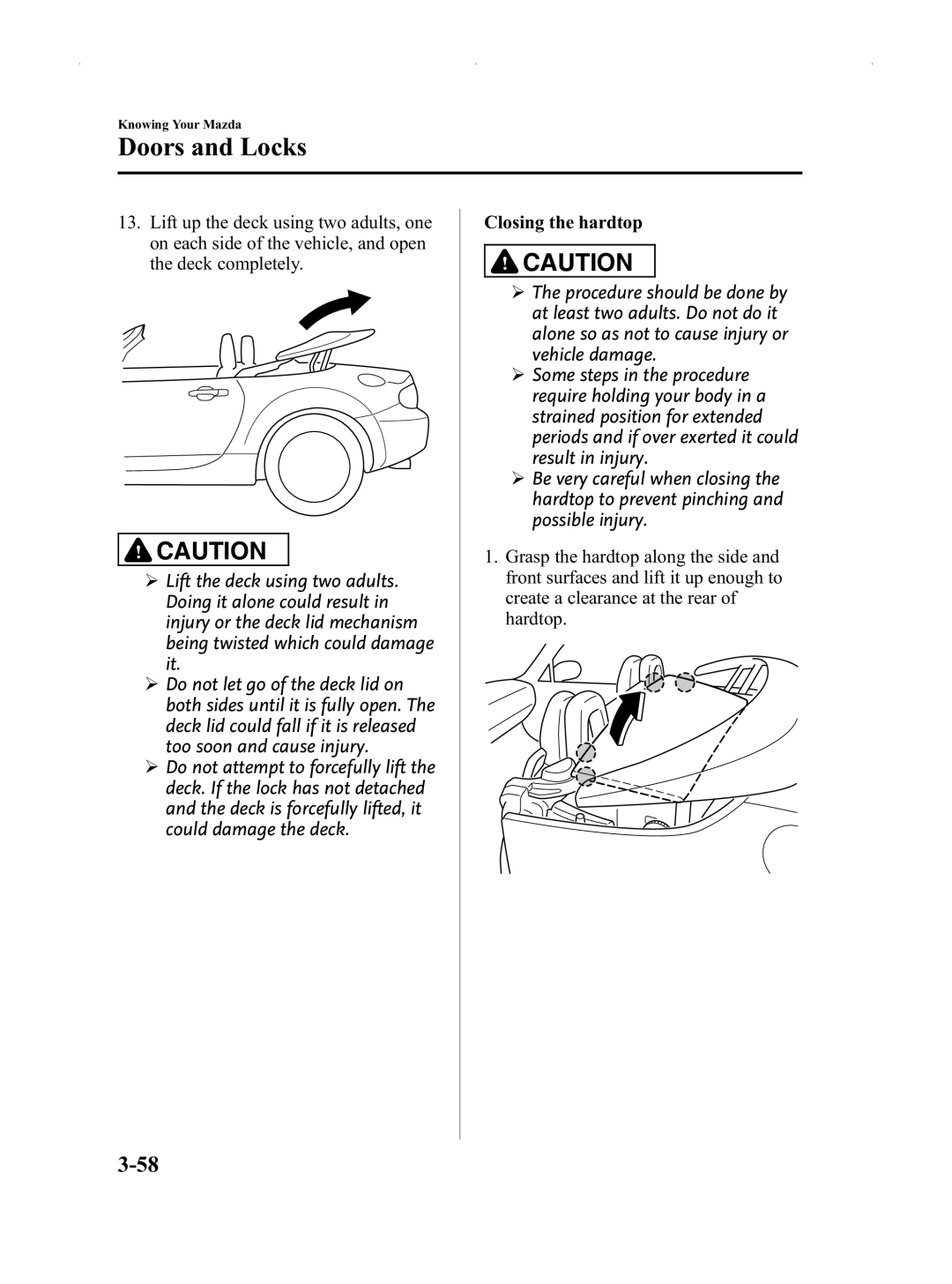 Mazda Not a Manual manual Doors and Locks 