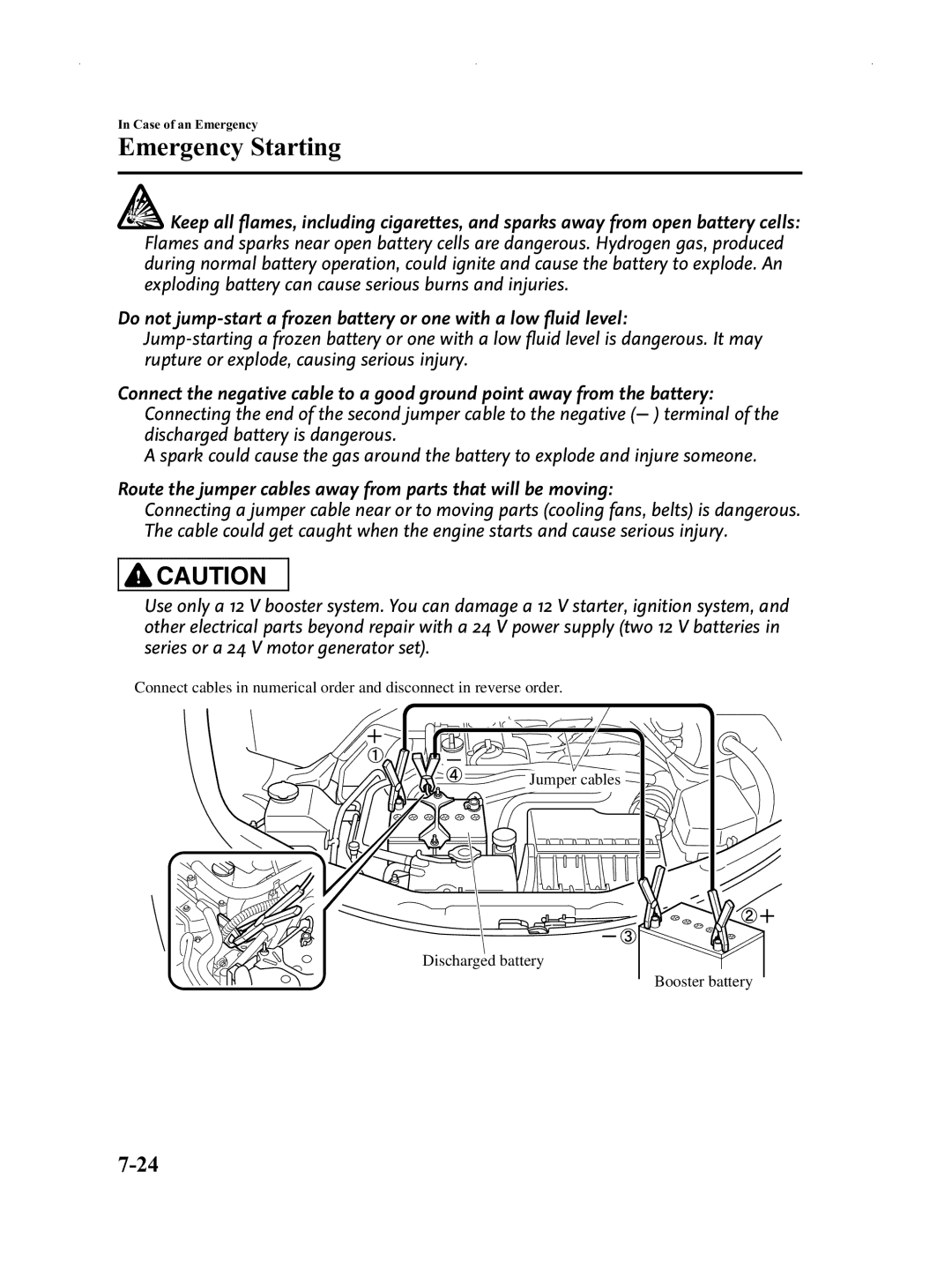 Mazda Not a Manual manual Emergency Starting 