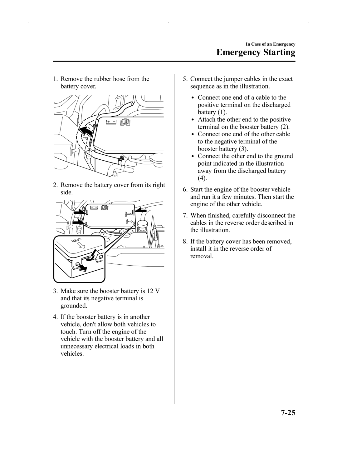 Mazda Not a Manual manual Emergency Starting 