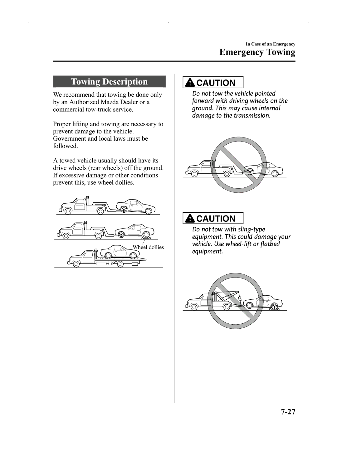 Mazda Not a Manual manual Towing Description 