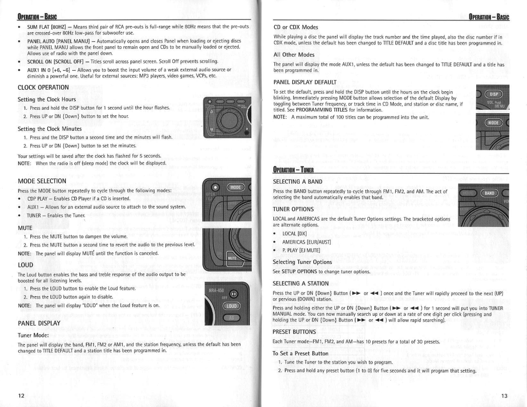 MB QUART NRA450 manual E i = i ? j i l u i g 