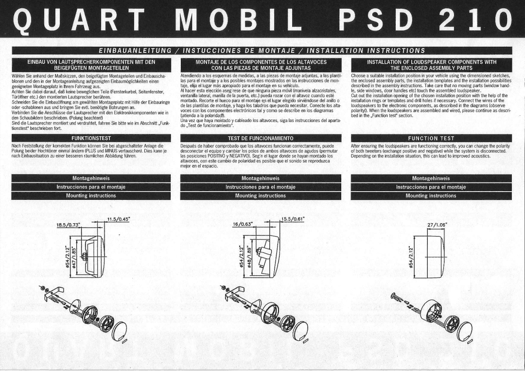 MB QUART PSD 210 manual Iffff$ff3 € € s, GC€tE!E 