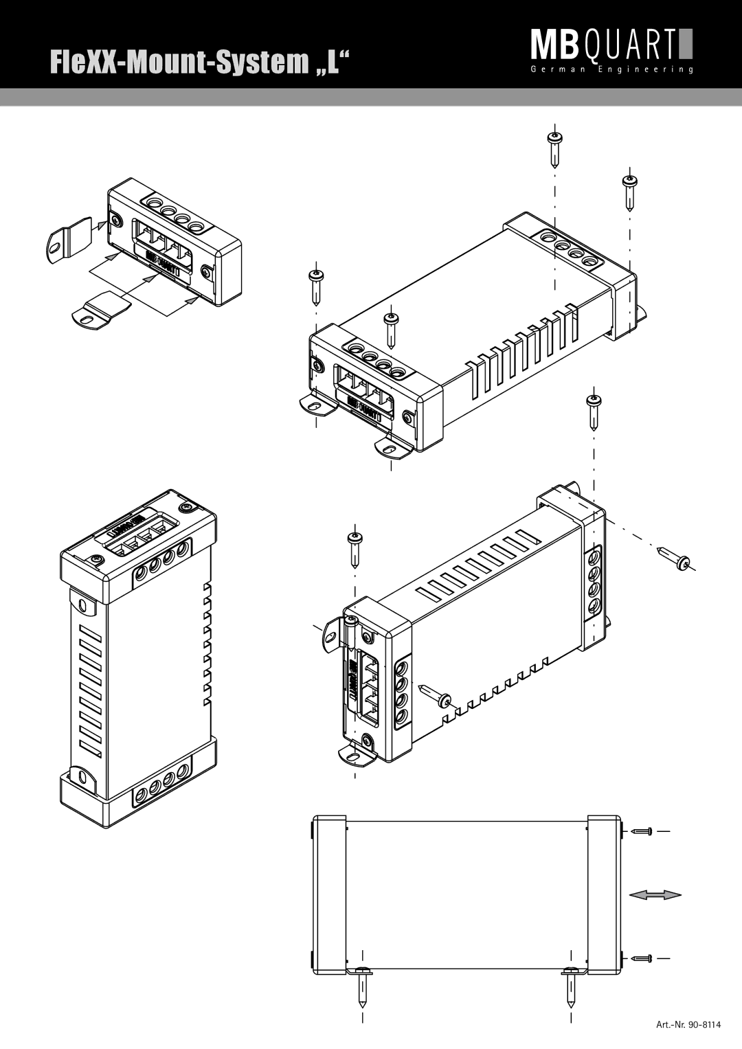 MB QUART PVF 210 installation instructions Art.-Nr 