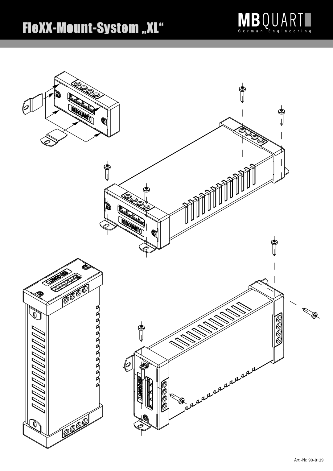 MB QUART QSF 216, QSF 213 installation instructions Art.-Nr 