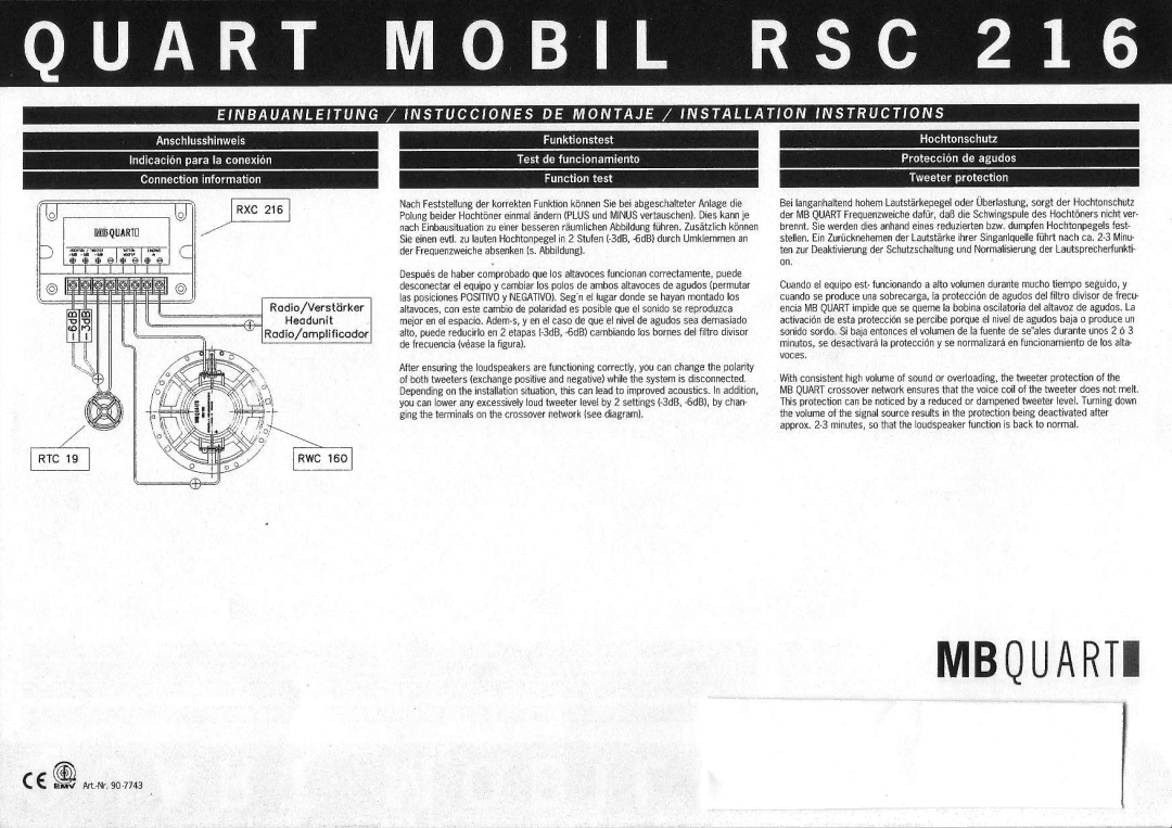 MB QUART RSC 216 manual €=iffEigi€e, €€iEEE eg€cEEi€ 