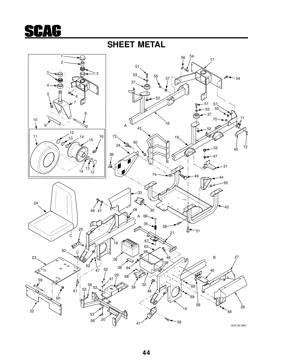 MB QUART SCR manual Sheet Metal 