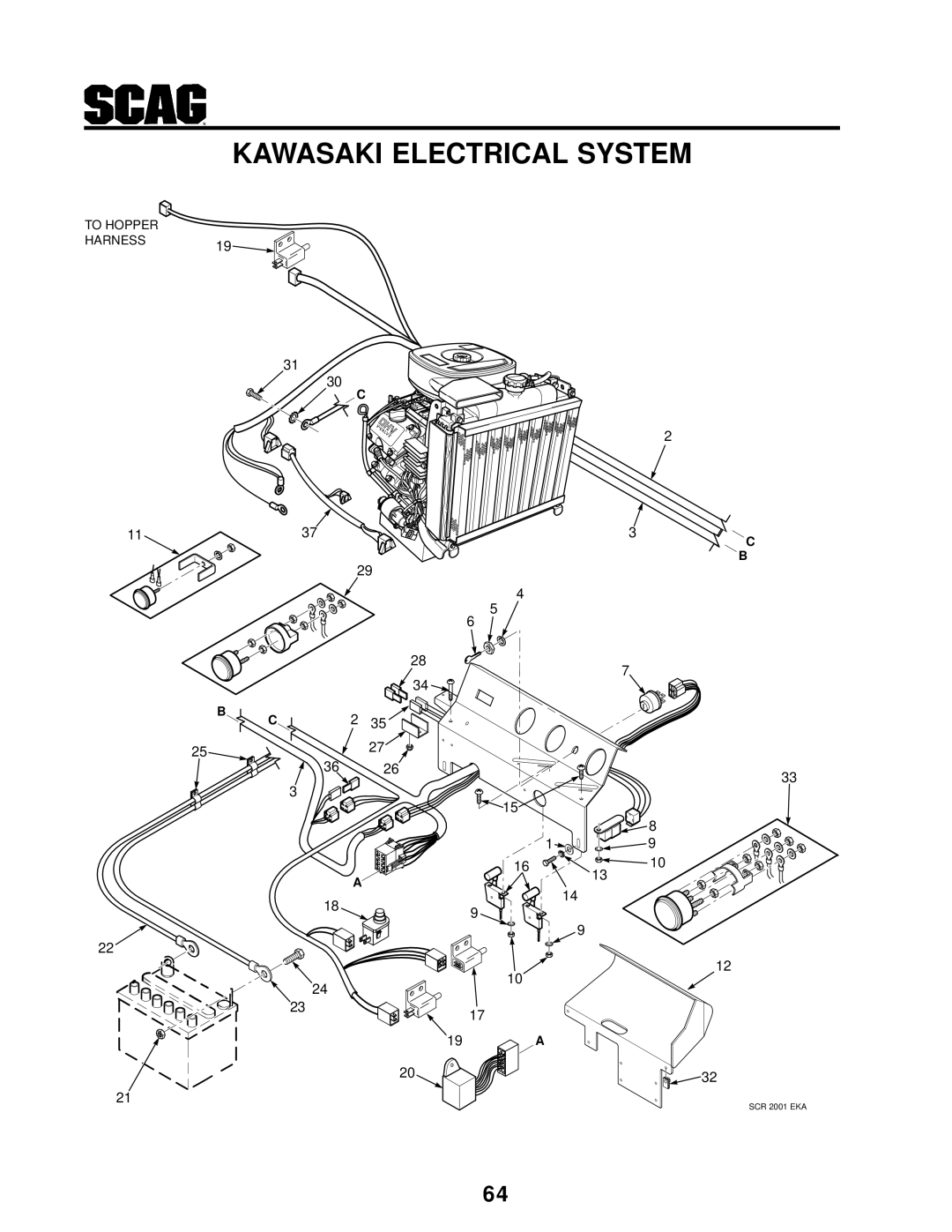 MB QUART SCR manual Kawasaki Electrical System 