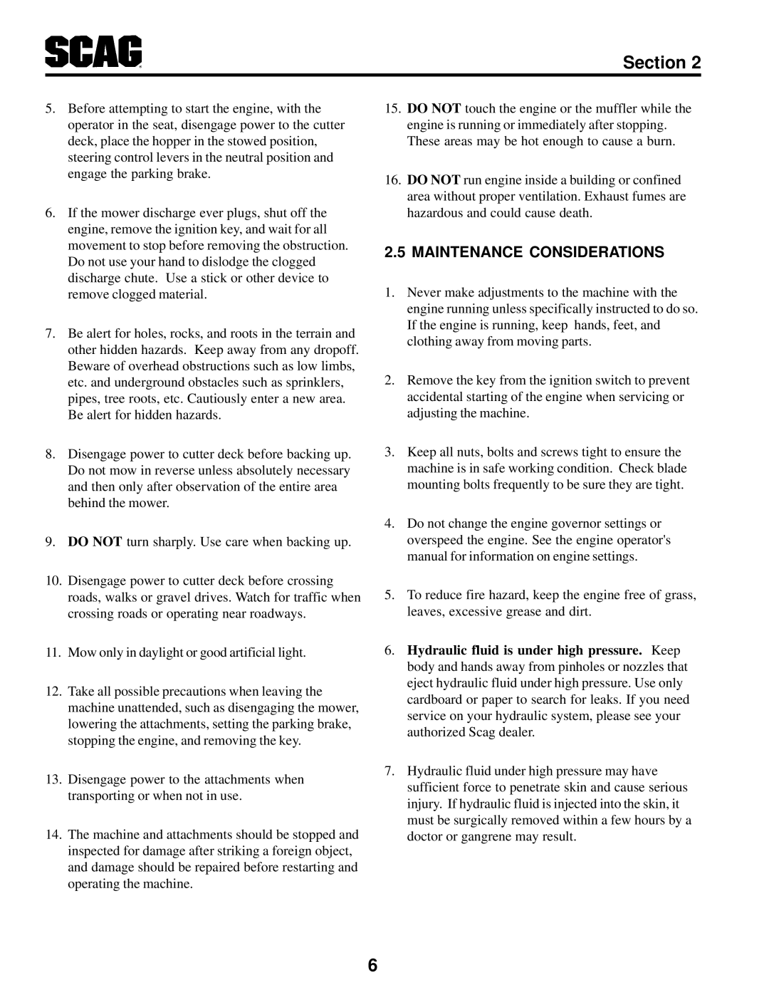 MB QUART SCR manual Maintenance Considerations 