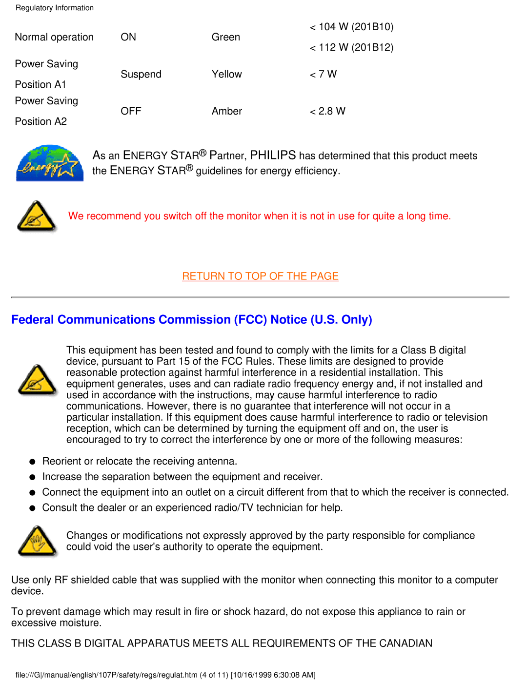 McAfee 107P user manual Federal Communications Commission FCC Notice U.S. Only 