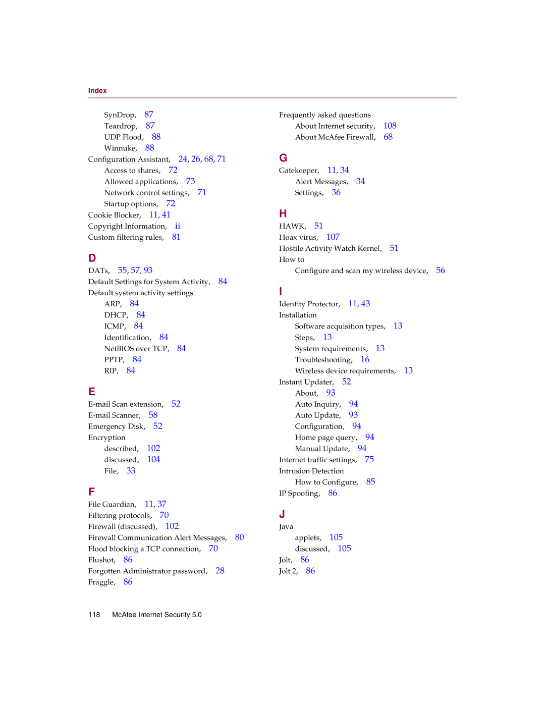 McAfee 5 manual 102 