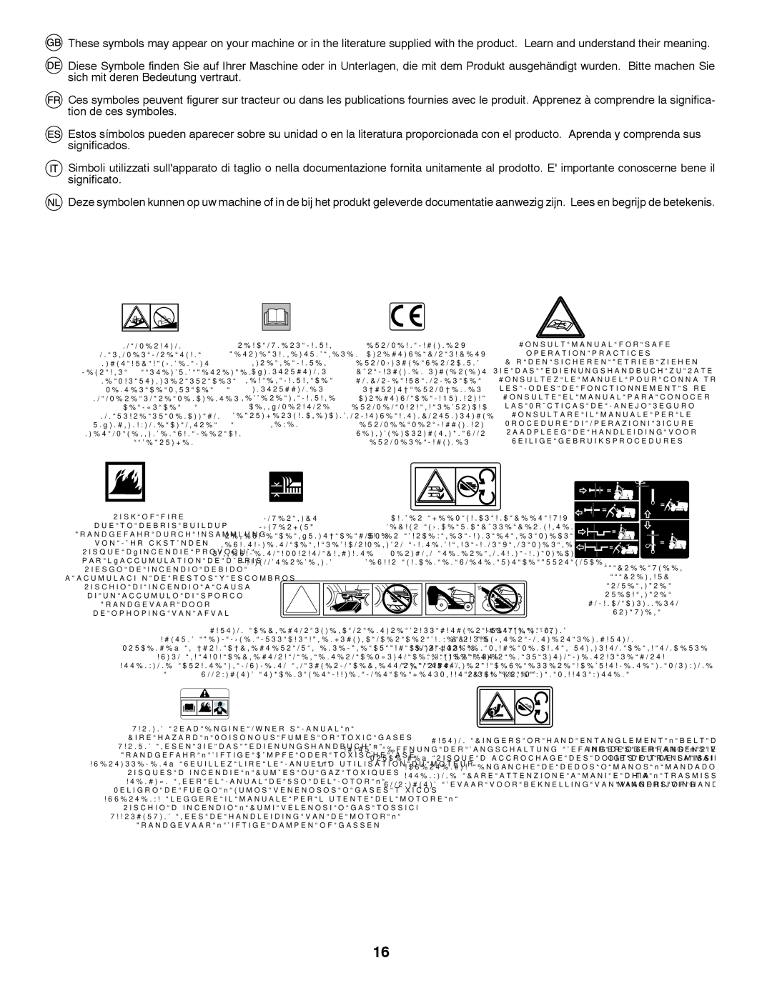 McCulloch 532 43 41-98 Rev. 1 manual 42%3!.,%45.ª,%3% $2%#46%ª&/2ª3!&%49 