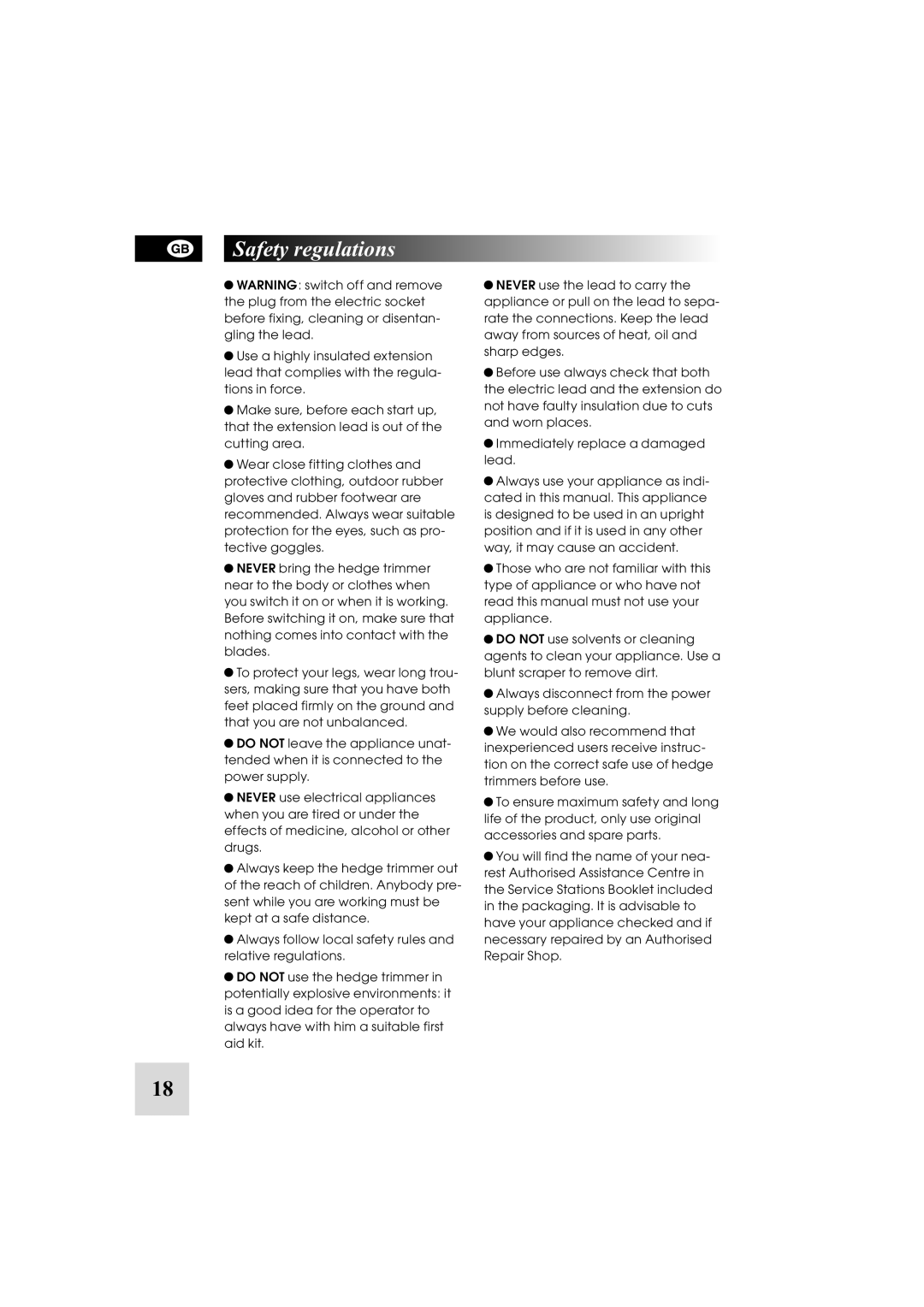 McCulloch 248748, 6-70, 5-60, 6-600W, 5-500W manual Safety regulations 