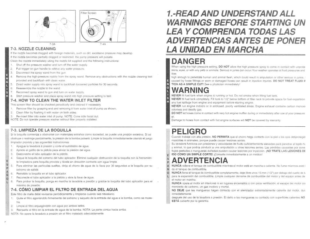 McCulloch 7096-280105 manual 