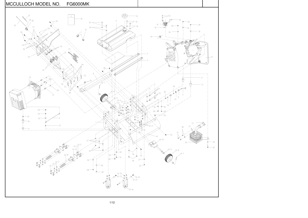 McCulloch 7096-FG6024, FG6000MK manual Feb-06 